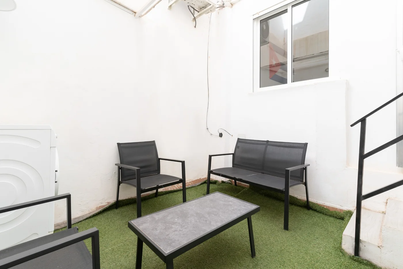 Patio interior del apartamento El Rinconcito Cubano en el Centro